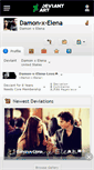 Mobile Screenshot of damon-x-elena.deviantart.com