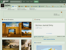 Tablet Screenshot of mashary.deviantart.com
