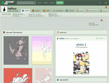 Tablet Screenshot of haffouz.deviantart.com
