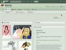 Tablet Screenshot of brazil-kun.deviantart.com