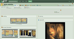 Desktop Screenshot of jamie-valentina.deviantart.com