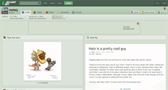 Desktop Screenshot of metaly.deviantart.com