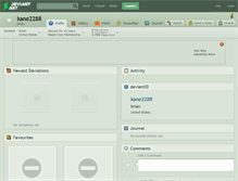 Tablet Screenshot of kane2288.deviantart.com