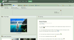 Desktop Screenshot of dixie-designs.deviantart.com