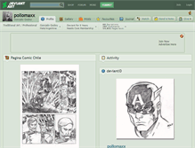 Tablet Screenshot of pollomaxx.deviantart.com