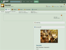Tablet Screenshot of nazotoki.deviantart.com