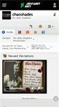 Mobile Screenshot of chaoshades.deviantart.com