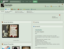 Tablet Screenshot of chaoshades.deviantart.com