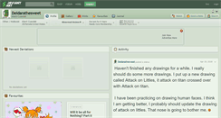 Desktop Screenshot of deidarathesweet.deviantart.com