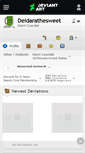Mobile Screenshot of deidarathesweet.deviantart.com