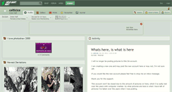 Desktop Screenshot of celticice.deviantart.com