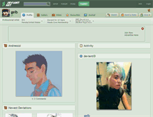 Tablet Screenshot of gelb.deviantart.com