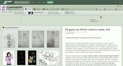 Desktop Screenshot of crystalviolet500.deviantart.com
