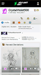 Mobile Screenshot of crystalviolet500.deviantart.com