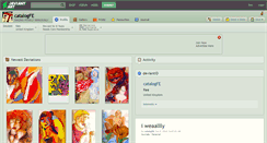 Desktop Screenshot of catalogfe.deviantart.com