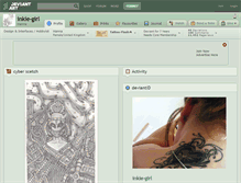 Tablet Screenshot of inkie-girl.deviantart.com