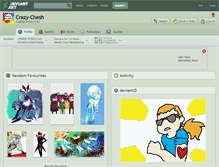 Tablet Screenshot of crazy-chesh.deviantart.com