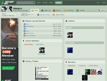 Tablet Screenshot of masqu.deviantart.com