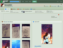 Tablet Screenshot of memaidgirl.deviantart.com