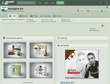 Tablet Screenshot of mustapha-art.deviantart.com