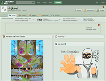 Tablet Screenshot of ninjkabat.deviantart.com