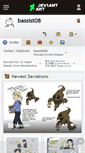 Mobile Screenshot of bassist08.deviantart.com