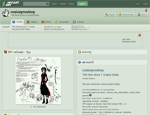 Tablet Screenshot of nosleepnosleep.deviantart.com