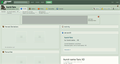 Desktop Screenshot of kurot-fans.deviantart.com