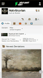 Mobile Screenshot of notvitruvian.deviantart.com