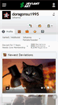 Mobile Screenshot of doragonsu1995.deviantart.com