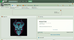 Desktop Screenshot of misterchek.deviantart.com