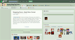 Desktop Screenshot of hayleyxmeg-fanclub.deviantart.com