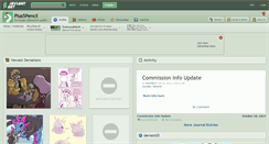 Desktop Screenshot of plus5pencil.deviantart.com