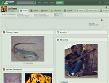 Tablet Screenshot of ja-seen.deviantart.com