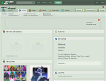 Tablet Screenshot of ninosai.deviantart.com