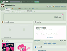 Tablet Screenshot of cuteeditions-1.deviantart.com