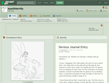 Tablet Screenshot of eyeofeternity.deviantart.com