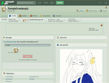 Tablet Screenshot of femaleswedenplz.deviantart.com