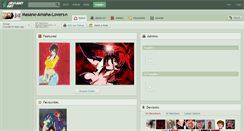 Desktop Screenshot of masane-amaha-lovers.deviantart.com