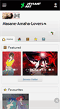 Mobile Screenshot of masane-amaha-lovers.deviantart.com