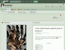 Tablet Screenshot of kawaimace.deviantart.com
