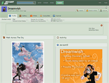 Tablet Screenshot of dreamwish.deviantart.com