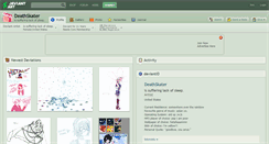 Desktop Screenshot of deathskater.deviantart.com