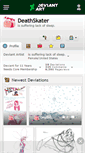 Mobile Screenshot of deathskater.deviantart.com