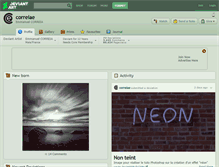 Tablet Screenshot of correiae.deviantart.com