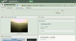 Desktop Screenshot of flyingpenguin2000.deviantart.com