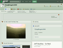 Tablet Screenshot of flyingpenguin2000.deviantart.com
