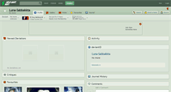 Desktop Screenshot of luna-sabbakkta.deviantart.com