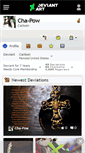 Mobile Screenshot of cha-pow.deviantart.com