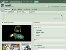 Tablet Screenshot of dan7e87.deviantart.com